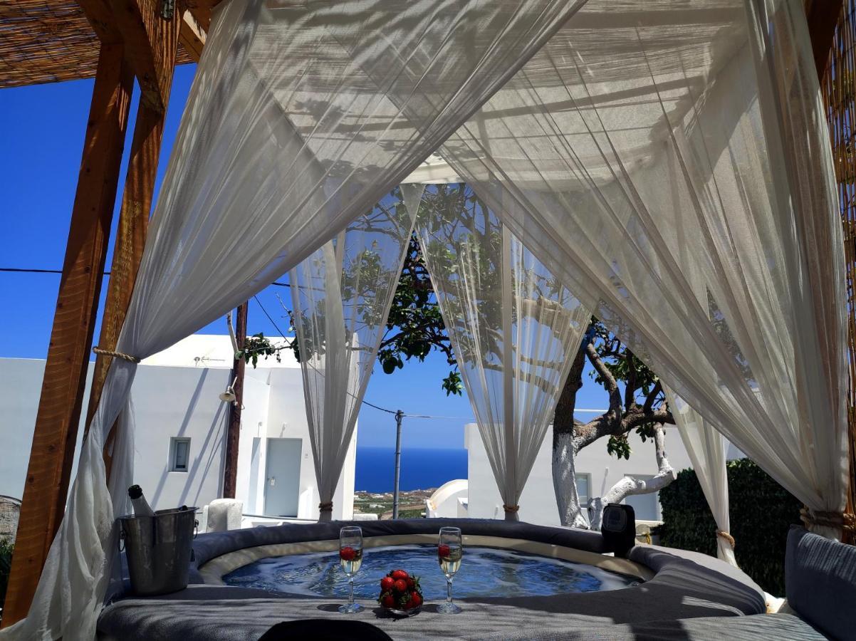 El Patron Santorini Villa Fira  Eksteriør billede